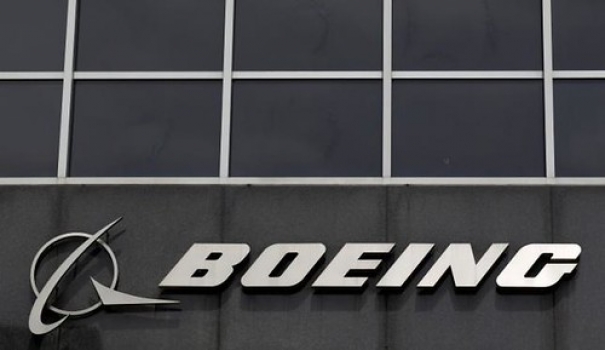 The Boeing logo is seen at their headquarters in Chicago • <a style="font-size:0.8em;" href="http://www.flickr.com/photos/139546847@N02/25195413345/" target="_blank">View on Flickr</a>