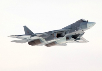 Sukhoi PAK-FA T-50 • <a style="font-size:0.8em;" href="http://www.flickr.com/photos/139546847@N02/29687456543/" target="_blank">View on Flickr</a>