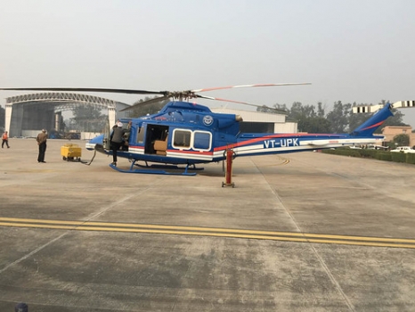 Bell 412EP Delivered to Gov of Uttar Pradesh-aerobdnews • <a style="font-size:0.8em;" href="http://www.flickr.com/photos/139546847@N02/25102479541/" target="_blank">View on Flickr</a>