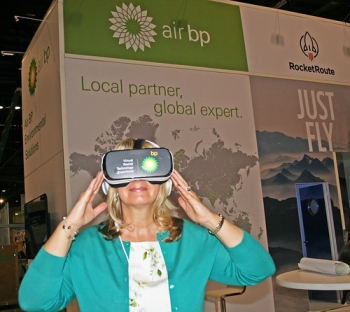 Air BP brings a green virtual reality to NBAA • <a style="font-size:0.8em;" href="http://www.flickr.com/photos/139546847@N02/30681083501/" target="_blank">View on Flickr</a>